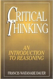 Critical thinking by Francis Watanabe Dauer