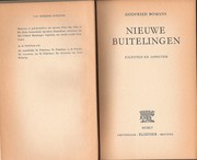 Cover of: Nieuwe buitelingen: facetten en aspecten