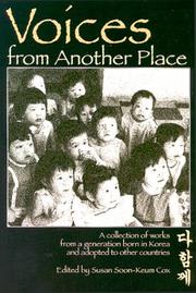 Voices from Another Place by Susan Soon-Keum Cox