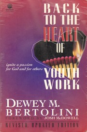 Cover of: Back to the heart of youth work