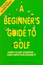 Cover of: Beginner's guide to golf