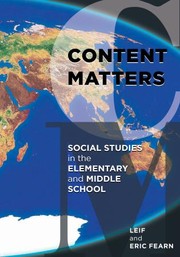 Cover of: Content Matters by Leif Fearn, Eric Fearn