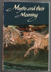 Cover of: Myths and their meaning