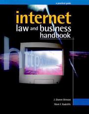 Cover of: Internet law and business handbook