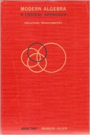 Cover of: Modern algebra | Helen R. Pearson
