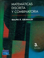 Cover of: Matemáticas discreta y combinatoria : una introducción con aplicaciones by 