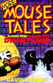 Cover of: More Mouse Tales: A Closer Peek Backstage at Disneyland