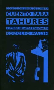 Cover of: Cuento para tahúres y otros relatos policiales by 
