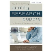 Cover of: Your guide to writing quality research papers by Nancy Vyhmeister