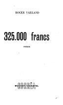 325.000 francs by Roger Vailland