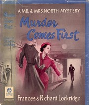 Cover of: Murder comes first