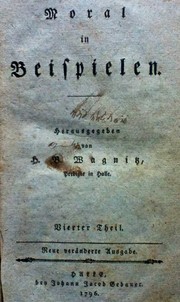 Moral in Beispielen by Heinrich Balthasar Wagnitz