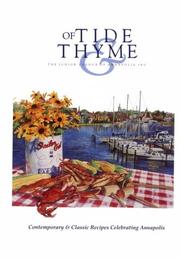 Front cover of Of tide & thyme by Unknown