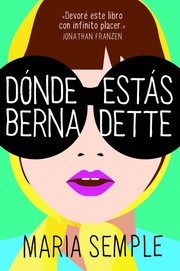 Cover of: Dónde estás, Bernadette