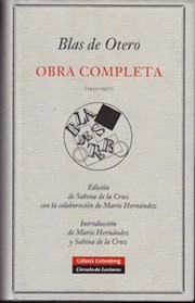 Cover of: Obra completa : (1935-1977) by 