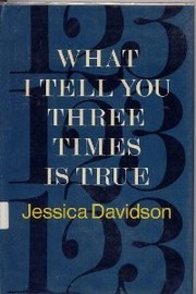 Cover of: What I tell you three times is true