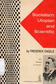 Cover of: Socialism utopian and scientific by 