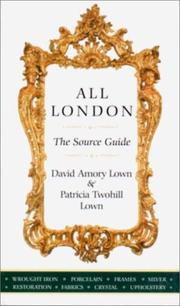 Cover of: All London: The Source Guide (All City Series)