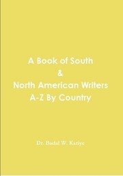 Cover of: A Book of South & North American Writers