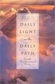 Cover of: Daily light on the daily path | 