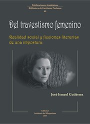 Cover of: Del travestismo femenino: Realidad social y ficciones literarias de una impostura