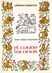 Cover of: El conde Lucanor