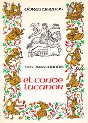 Cover of: El conde Lucanor by 