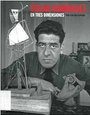 Cover of: Óscar Domínguez en tres dimensiones by 