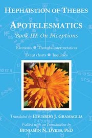 Cover of: Apotelesmatics Book III: On Inceptions