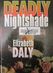 Cover of: Deadly Nightshade by Elizabeth Daly