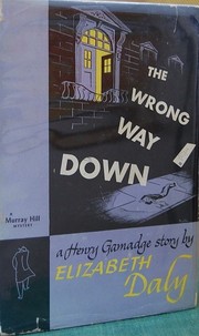 The Wrong Way Down by Elizabeth Daly