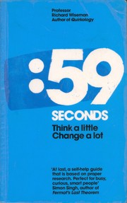 Cover of: 59 seconds: Think a little, change a lot
