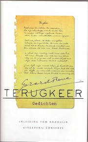 Cover of: Terugkeer by Gerard Kornelis van het Reve