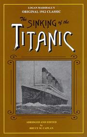 Cover of: The sinking of the Titanic by Bruce M. Caplan, Bruce M. Caplan