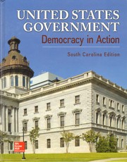 Cover of: United States Government: democracy in action