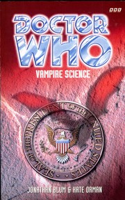 Cover of: Vampire Science by Jonathan Blum, Kate Orman