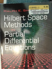 Cover of: HILBERT SPACE METHODS IN PARTIAL DIFFERENTIAL EQUATIONS