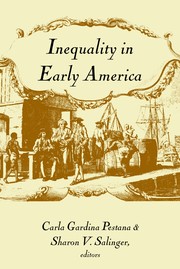 Cover of: Inequality in Early America