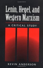 Cover of: Lenin, Hegel, and Western Marxism: A Critical Study