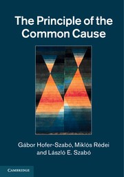 Cover of: The Principle of the common cause by 