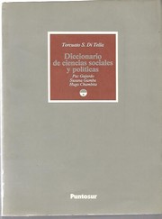 Cover of: Diccionario de ciencias sociales y políticas