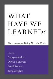 Cover of: WHAT HAVE WE LEARNED? MACROECONOMIC POLICY AFTER THE CRISIS by 