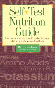 Cover of: Self-Test Nutrition Guide by Cass Igram
