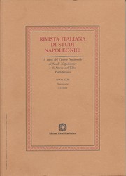 Cover of: Rivista Italiana di Studi Napoleonici: A cura del Centro Nazionale di Studi Napoleonici e di Storia dell'Elba. Portoferraio, Anno XLIII, Nuova serie 1-2/2010