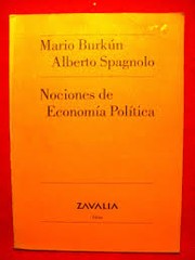 Cover of: Nociones de Economia Politica