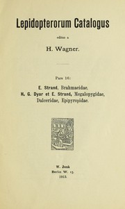 Cover of: Lepidopterorum catalogus