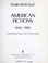 Cover of: American fictions, 1940-1980
