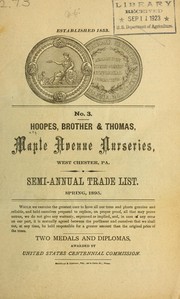 Cover of: Semi annual trade list spring, 1895