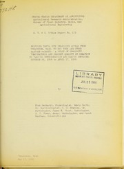 Cover of: Shipping tests with delicious apples from Wenatchee, Wash. to New York and other eastern markets: a study of commodity temperatures and dessert quality in relation to various refrigeration adn heater services, October 25, 1945 to April 17, 1946
