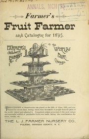 Cover of: Fruit farmer and catalogue for 1895